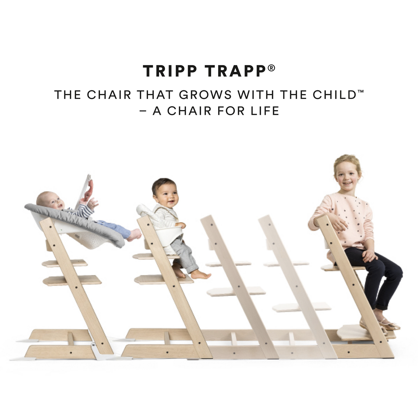 STOKKE Tripp Trapp High Chair (Oak)