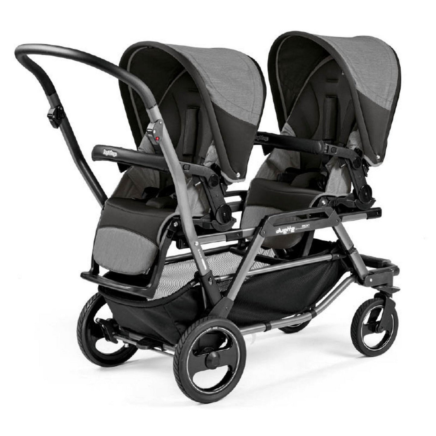 PEG PEREGO Duette Piroet Double Stroller - City Grey