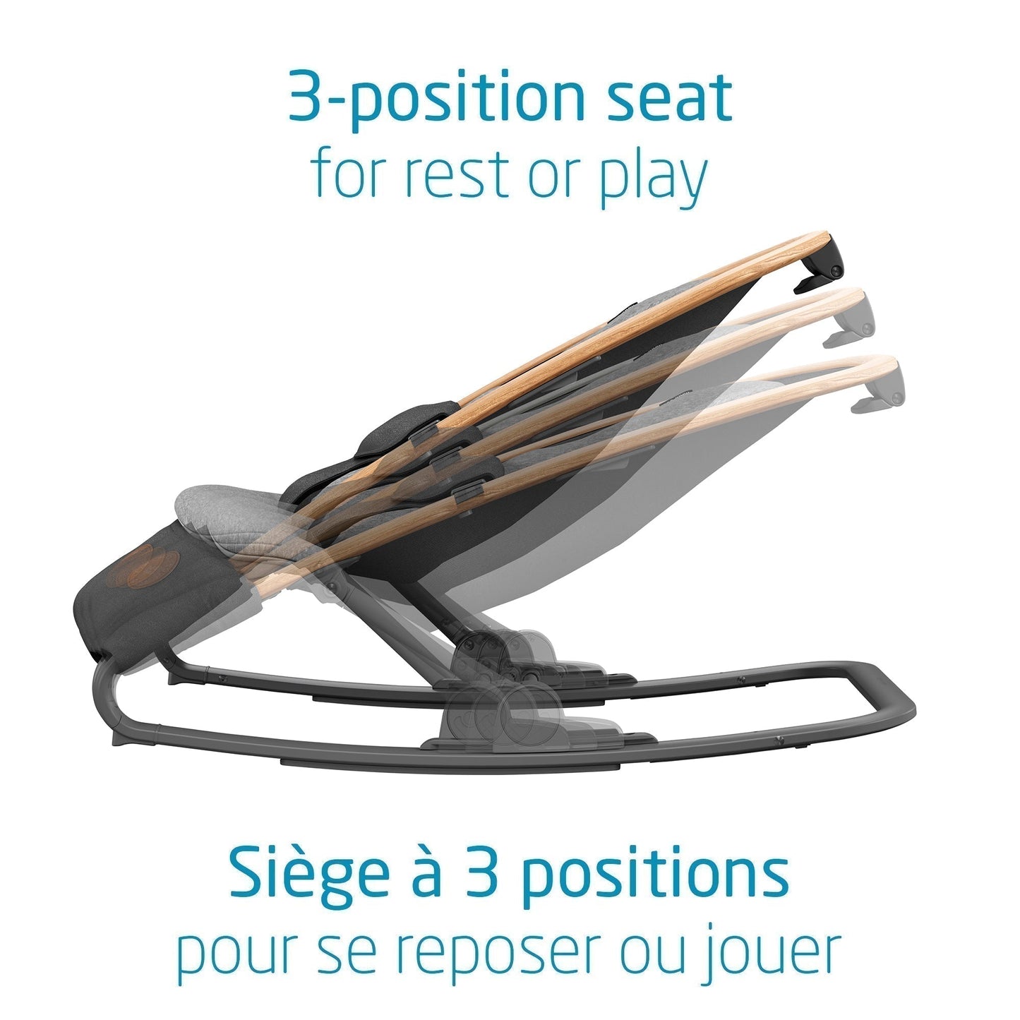 MAXI COSI Minla High Chair + Kori Rocker Bundle