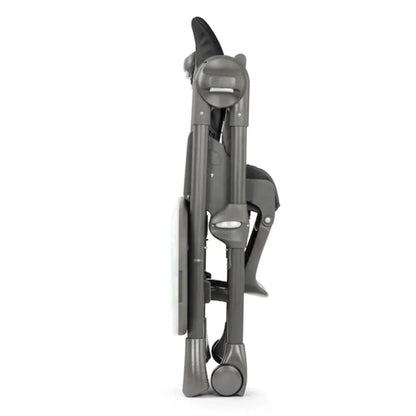 CHICCO Polly Space-Saving Fold High Chair - Black