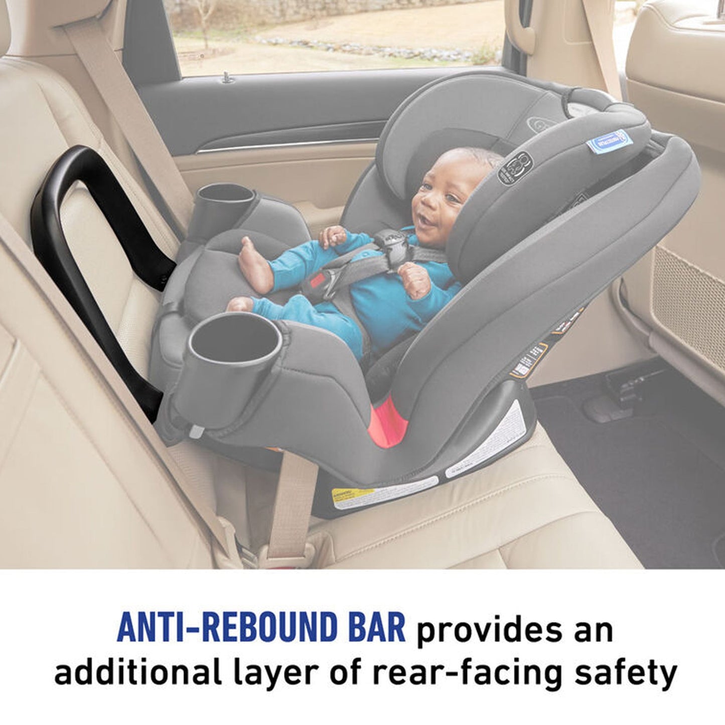 GRACO TrioGrow SnugLock 3-in-1 Car Seat Featuring Anti-Rebound Bar - Prescott