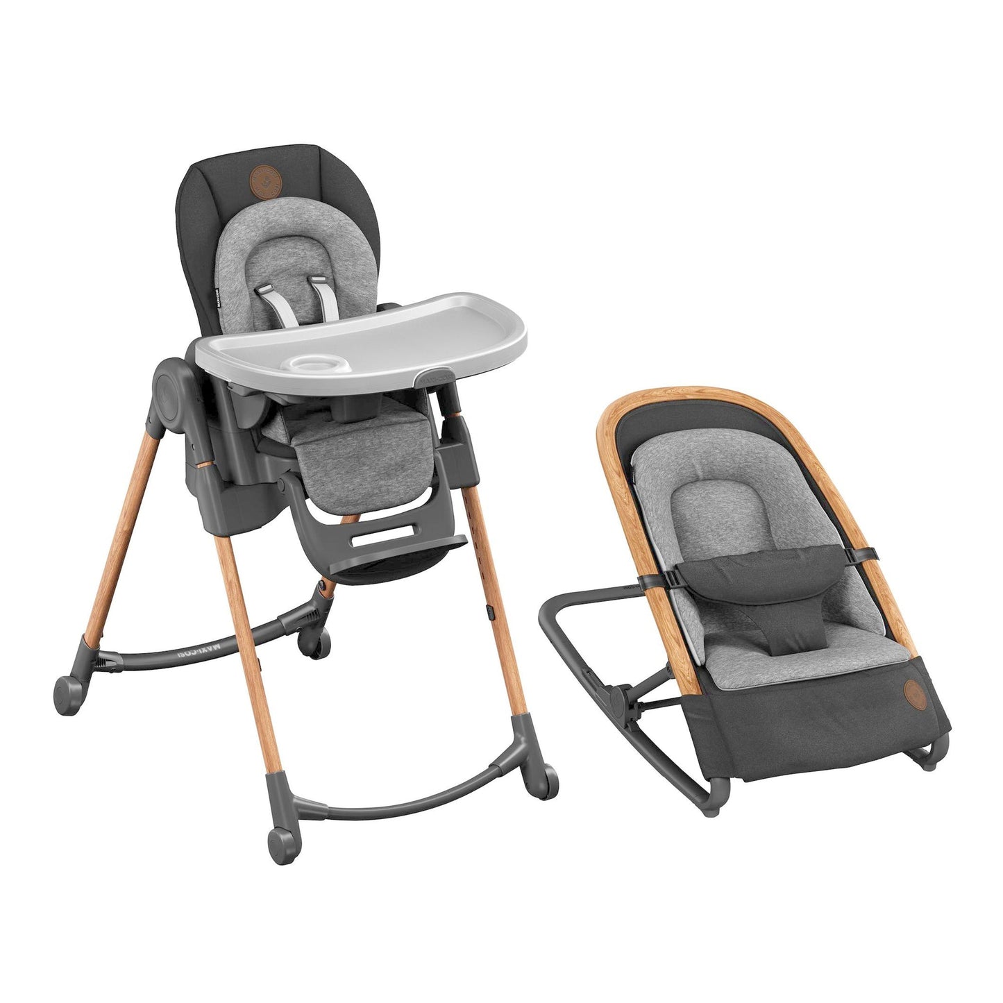 MAXI COSI Minla High Chair + Kori Rocker Bundle