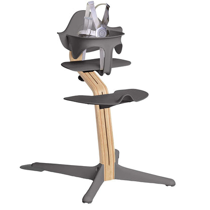NOMI Highchair - Grey / White Oak