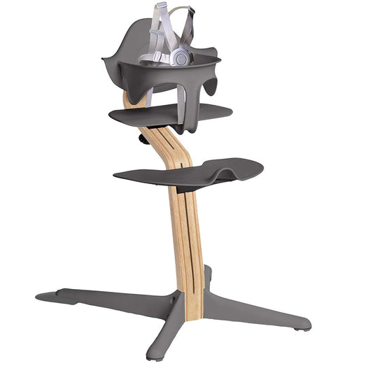 NOMI Highchair - Grey / White Oak