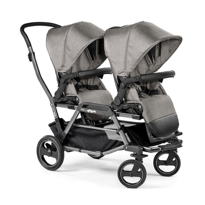 PEG PEREGO Duette Piroet Double Stroller - City Grey