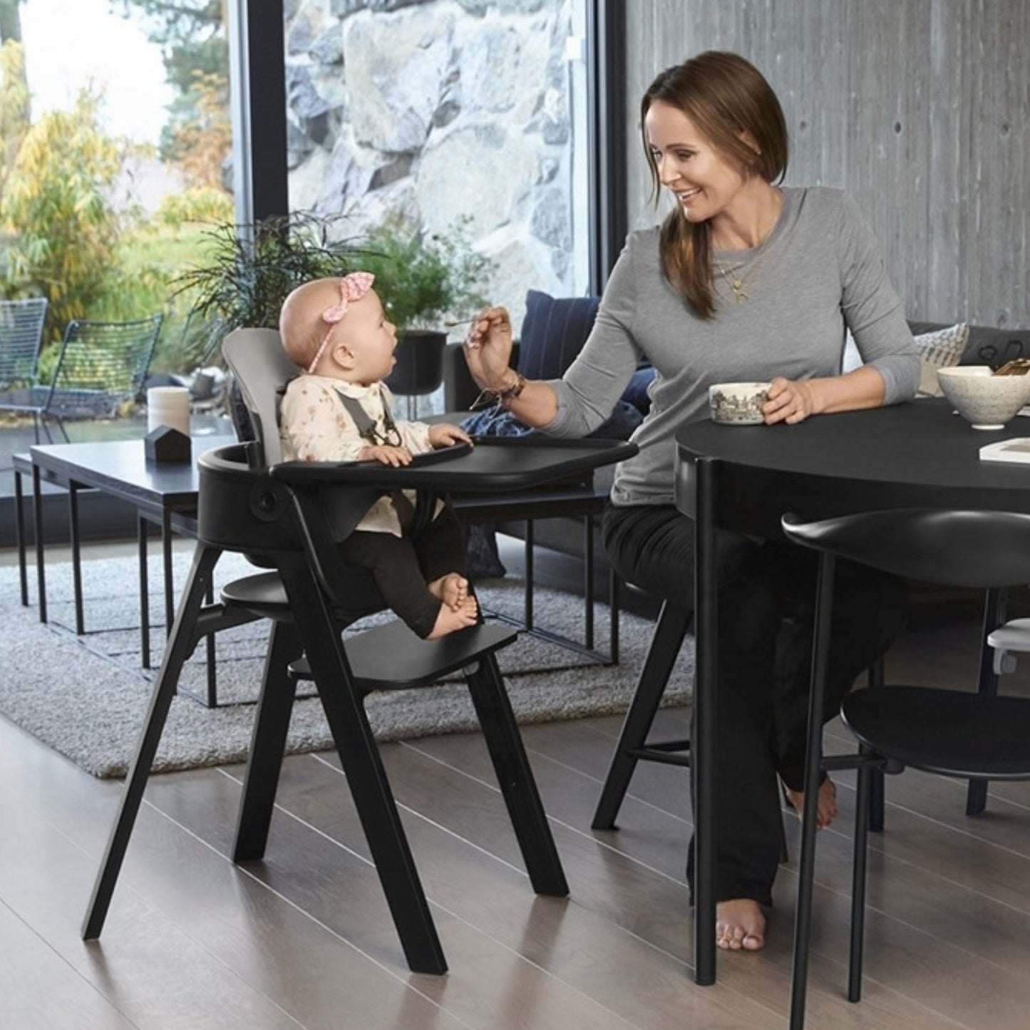 STOKKE Steps High Chair Complete - Black